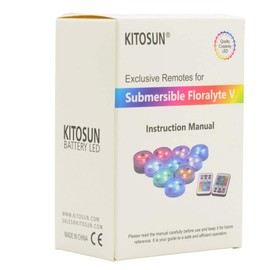 KITOSUN Exclusive Remote Controllers for Kitosun Submersible Floralyte V LED Lights 21Keys (Pack of 8) - DO NOT Work with The Other Lights