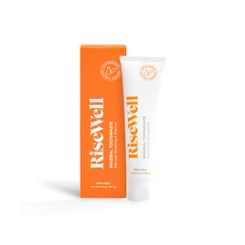 RiseWell Mineral Toothpaste - All Natural Toothpaste with Hydroxyapatite - Made in the USA, No Added Fluoride, Natural SLS-Free Toothpastes - for a Stronger and Healthier Teeth, Wild Mint, 3.4 Oz