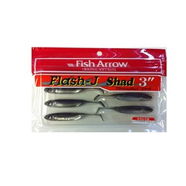 Fish Arrow Flash J Shad 3 Inch Bait, Unisex, Flash J Shad 3 Zoll, Lake Wakasagi/Aurora, 80
