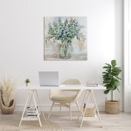 Stupell Industries Soothing Eucalyptus Herb Arrangement, Designed By Nan, 36 x 36, Canvas Wall Art