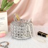BTSKY Crystal 360 Degree Rotating Desk Organizer Decorative Storage Box