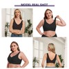 HORISUN Seamless Bras Wireless Full Coverage Padded V Neck No