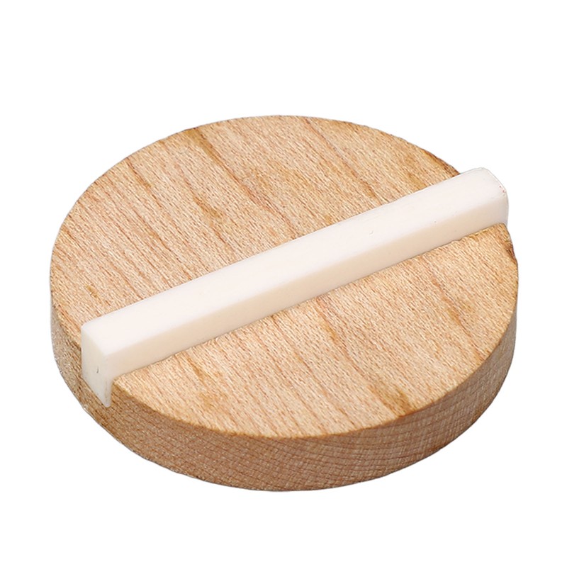 Guitar Resonator Biscuit Replacement Maple Wood Biscuit with Ox Bone