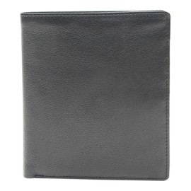 Esquire Frankfurt RFID Protection Leather Wallet 11 cm, black, Elegant