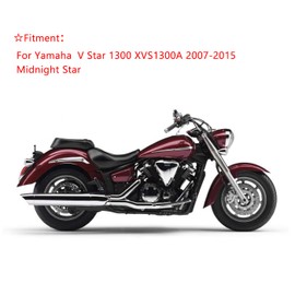 Passanger Backrest Sissy Bar + Luggage Rack for Yamaha V Star 1300 XVS1300A Midnight Star Heavy-Duty