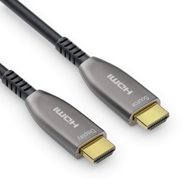 Sonero 20m HDMI Kabel 2.0b, Glasfaser Hybrid, UHD 2160P, 4K60Hz, 4:4:4, HDR, 18Gbps, schwarz