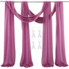 auons Wedding Bow Sheer Curtains Background, 600 x 75 cm