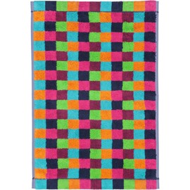 Cawö Home Life Style 7047 Guest Towel 30 x 50 cm Checked Multi-Coloured