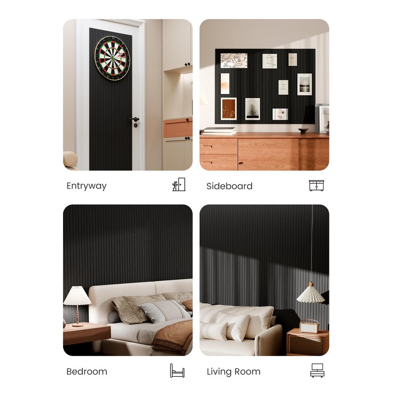 Bumusty Large Cork Board Alternative-47 x35 Felt Bulletin Board Tiles,