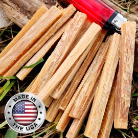 Bushcraft Fire Starting Firestarting  Preparedness 2 PACK Fatwood Free Shipping