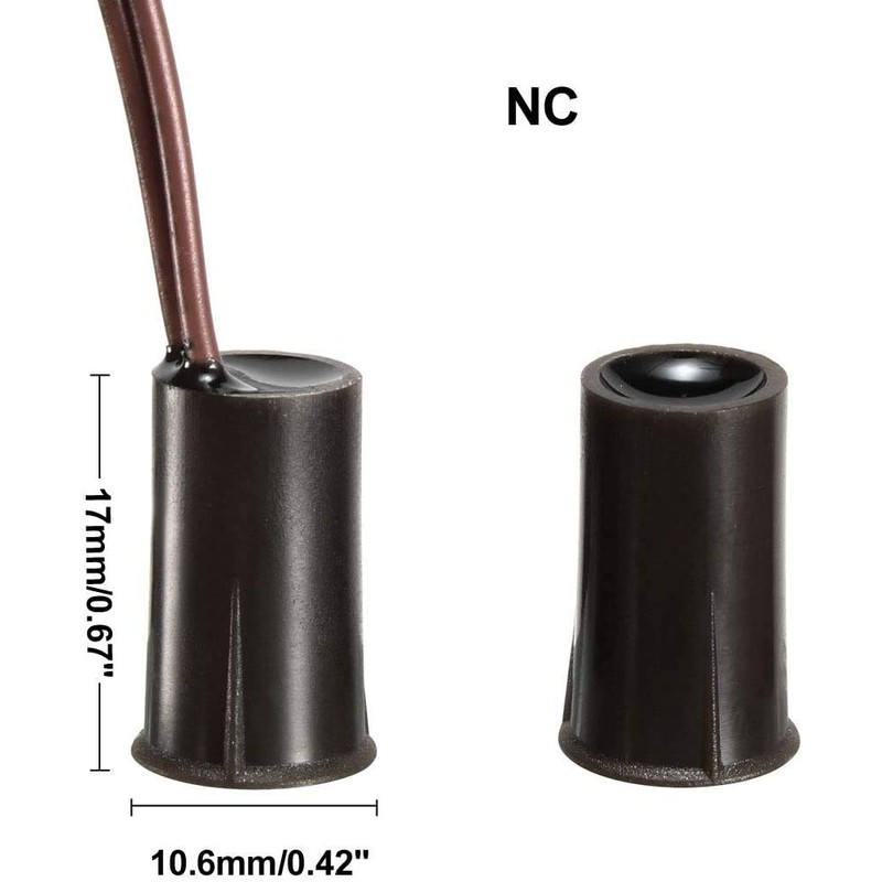 VISSQH 10 Pair RC-33 NC Recessed Wired Security Window Door