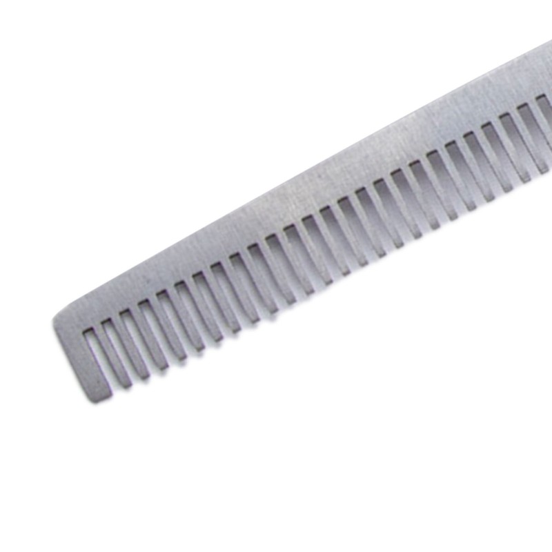 Switchblade Oil Hair Comb Stainless Steel Automatic Spring Folding Comb