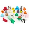 25 PCS Animal Figurines, 3D Printed Animal Figurines Set, Articulated,
