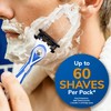 BIC EasyRinse Anti-Clogging, Refillable Men's Razors With 4 Blades, 1