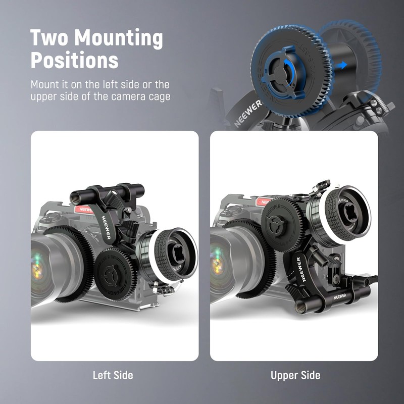 NEEWER M0.8-65T Gear for Follow Focus, Standard 0.8 MOD and