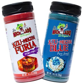 Azu-Mecha COMBO Furia & Blue Snack Sesonings - Sr. Michelado - Bottles Flavor Spice