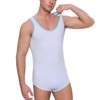 Landofgenie Men's Sleeveless Vest Bodysuit One-Piece Pyjamas Cotton Onesie Romper
