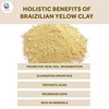 Brazilian Yellow Clay 10 oz | 100% Natural Clay Powdered
