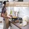 TORMEN Spoon Rest with Pot Lid Foldable Kitchen Tool Rest