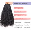 Leeven 14 Inch Boho Box Braids Pre-Looped Braiding Hair with