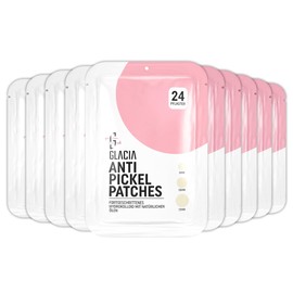 Pimple Patch by Glacia® - Pack of 240 Pimple Patches for All Skin Types - Hydrocolloid Plasters with Natural Oils such as Tea Tree and Calendula for Gentle Skin Care