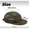 Havely Men's Flat Visor, 5 Panels, Mesh Cap, Five Hat,