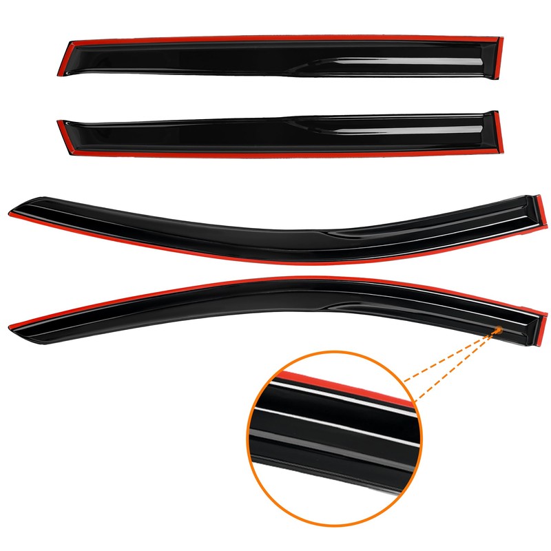 AUXKO Rain Guards for Hyundai Tucson 2026-2022 SE SEL N-Line