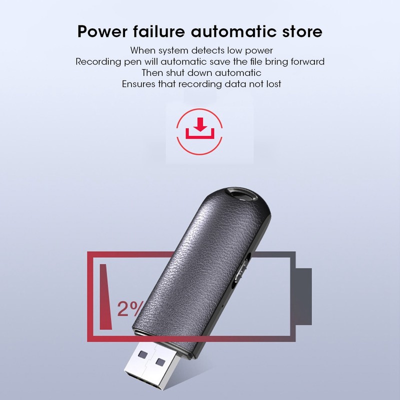 Q62 USB Flash Disk Voice Recorder High Definition Noise Reduction