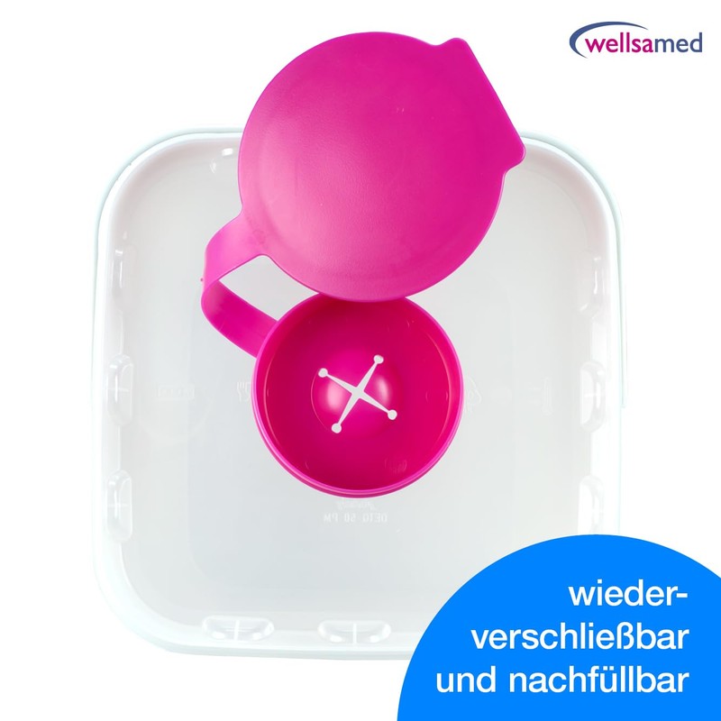 wellsamed wellsaclean Refillable Dispenser Bucket, Feed Cloth Dispenser Empty, Non-Woven