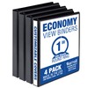 Samsill Economy 1 Inch 3 Ring Binder, Made in The