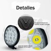 faros de niebla Par Faros 14 Leds Redondo Mini Slim