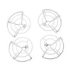 SAFIGLE 4 Pieces Protective Circle Drone Propeller Guard Anti-Collision Guard