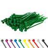 Pack of 100 Cable Ties, Cable Ties UV Resistant, Nylon,