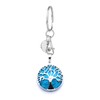 Jxuzh Tree of Life Key Ring Gemstone Key Ring Tree