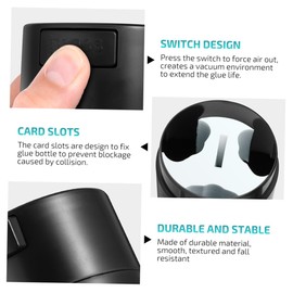 Healeved 2pcs Eyelash Storage Box with Strong Sealing Leak Container for Eyelash Extensions Compact Reliable Lash Organizer for Beauty Salons and Home Use