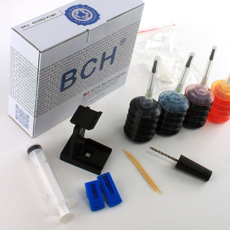 BCH Ink Refill Kit – Compatible with Select HP Ink