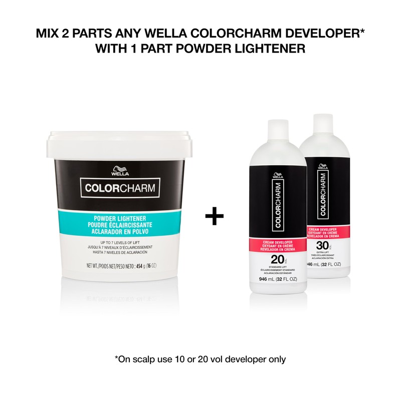 COLORCHARM Powder Hair Lightener | Up to 7 Levels of