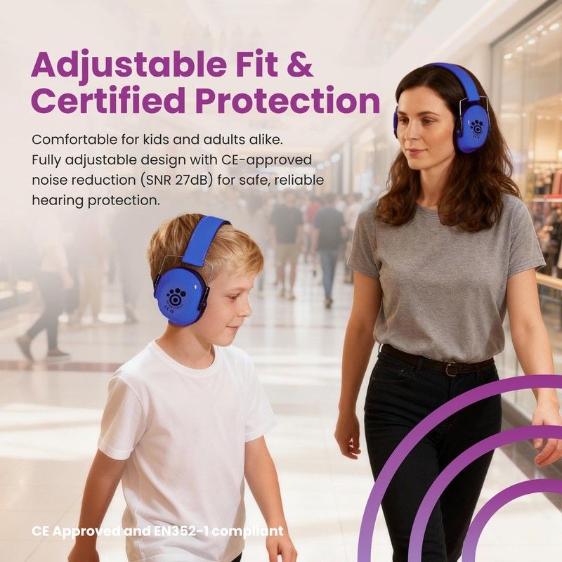 Sensory Direct Ear Defenders - Light Blue | Noise Cancelling