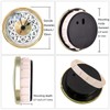 HILLHOME Mini Quartz Clock Insert 2.8 Inch (70 mm) Round