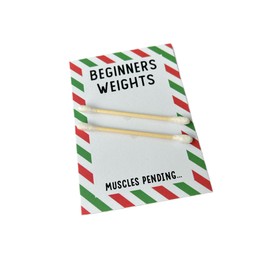 Beginners weights gift | Joke birthday gift | Joke weightlifting gift | Gag gift | Joke birthday present