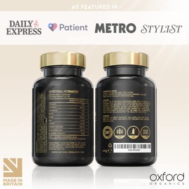 Advanced Marine Collagen Capsules | 1735mg Superfood & Vitamin Boosted Complex for Glowing Hair, Skin & Nails | Marine Collagen Tablets for Women & Men | Premium Collagen Supplements Made in The UK