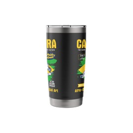 Capoeira - Brazilian Martial Arts Kickboxer Fighter Boxing Stainless Steel Insulated Tumbler