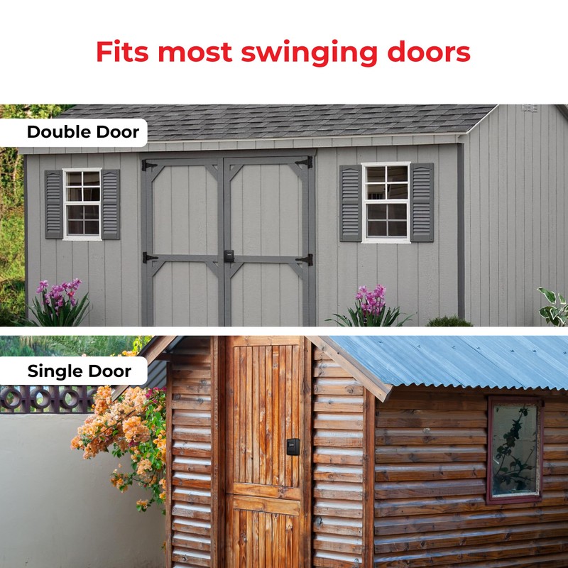 Shed Lock – Keyless Secure 4-Digit Shed Lock & Latch