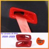 MODY For Corvette C8 2PCS 20-25 Red ABS Car Interior