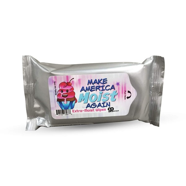 Make America Moist Again Wipes - Gag Gifts for Friends - Stocking Stuffers for Women - White Elephant Gift Ideas - Political Gag Gifts - Funny Gifts for Adults