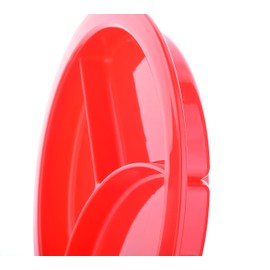 Ability Superstore Red Divided Plate