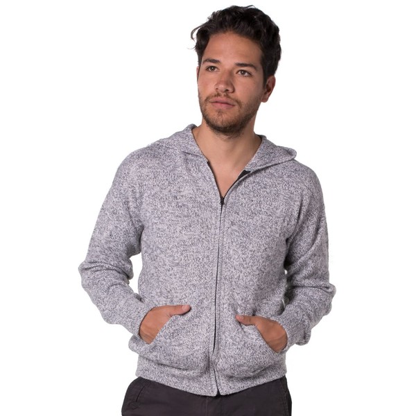 Gamboa Cardigan Sweaters for Men Alpaca Sweater Mens Lightweight Jacket