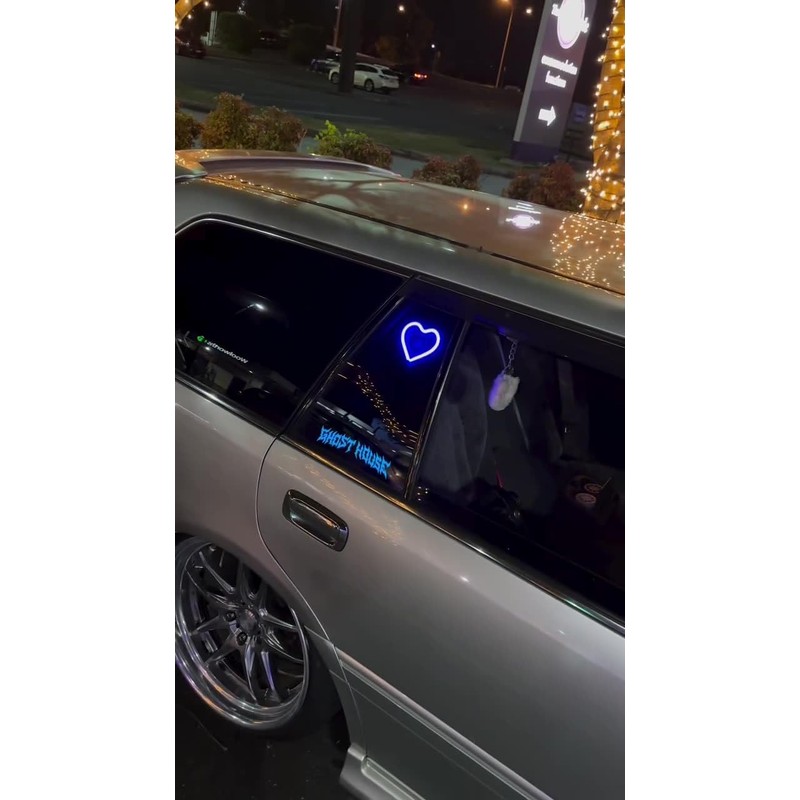 Blueshyhall Car LED Ambient Light, Triangle or Back Window Light,