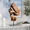 WELLAND Irregular Cedar Wood Sculpture 8.75" W x 1.75" D