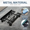 Hovadova Mobile PC Stand, Adjustable Metal Computer Tower Stand, PC